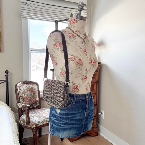 Handbags - Geometric purse ‎ y2k brown geometric mini crossbody bag